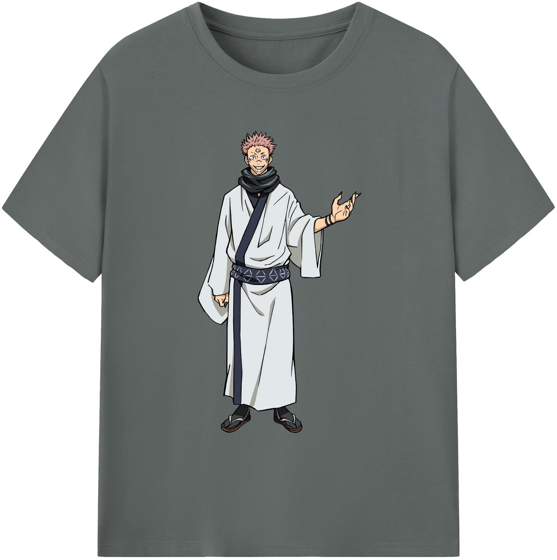 （画像用） 呪術廻戦 Jujutsu Kaisen 綿100％ メンズ半袖Tシャツ｜肌触りやわらか＆通気性